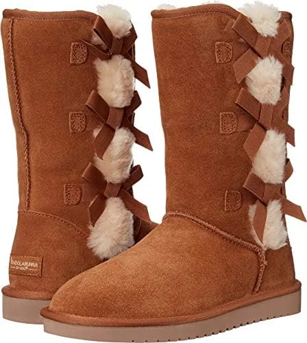 koolaburra by ugg womens victoria tall fashion boot chestnut 5 us